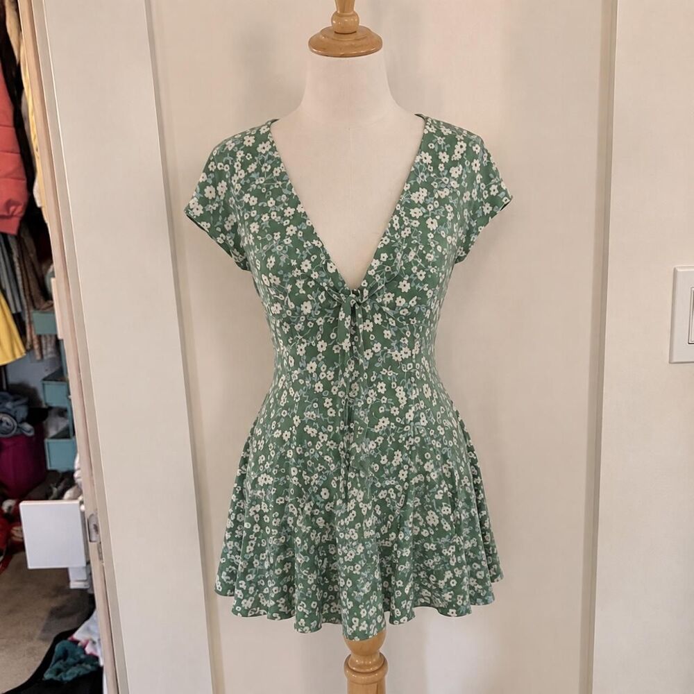 Hello-molly Women's Green Dress